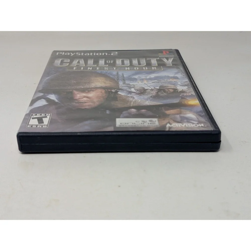 Call of Duty Finest Hour Sony PlayStation 2 PS2‎ 2004 Complete with Manual CIB